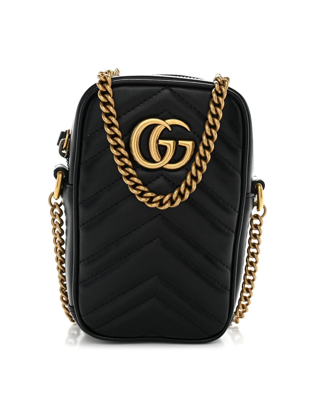Gucci Calfskin Matelasse Mini Gg #339698G82B